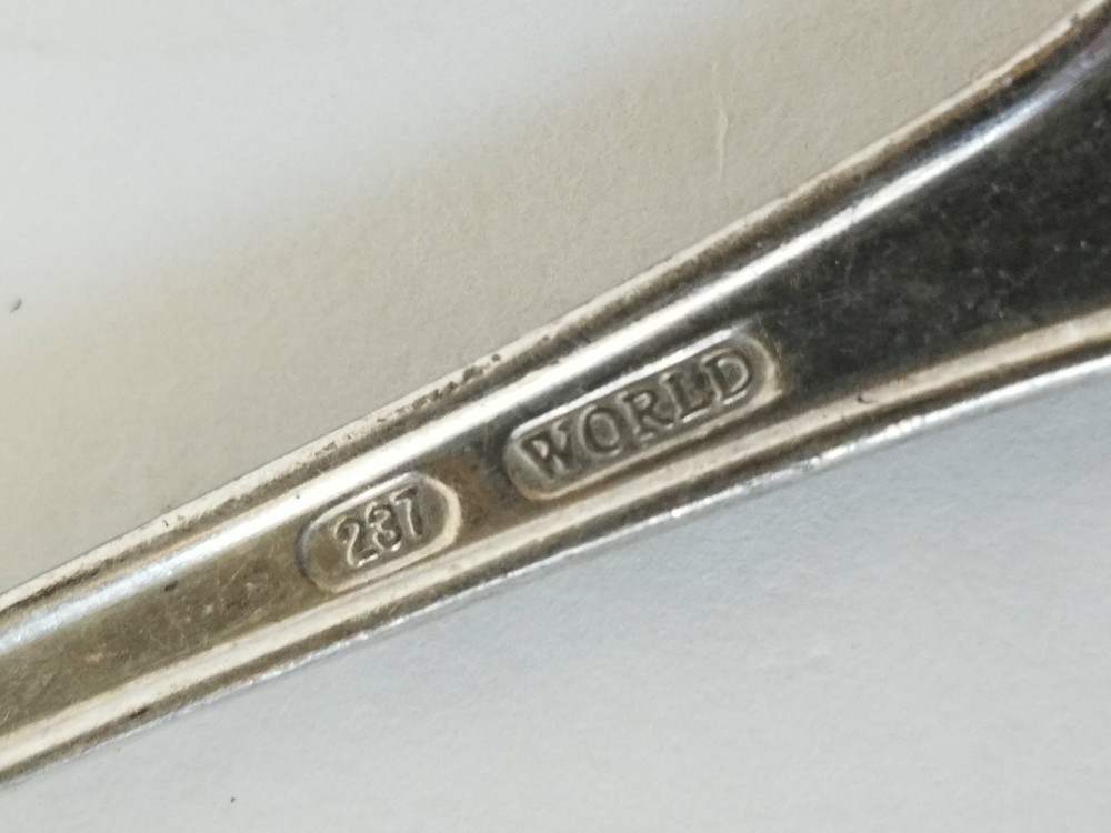 World #237 Vintage Spoon 6.25-Inch Long