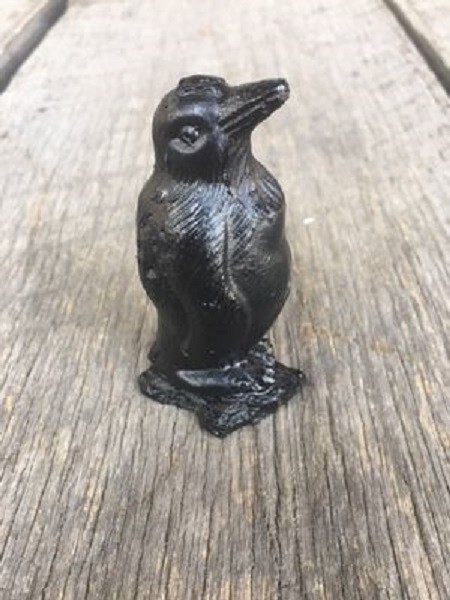 Handcrafted from Coal  in Kentucky Penguin Figurine