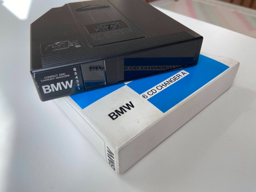 BMW Original 6 CD Compact Disk Magazine in Working Condition