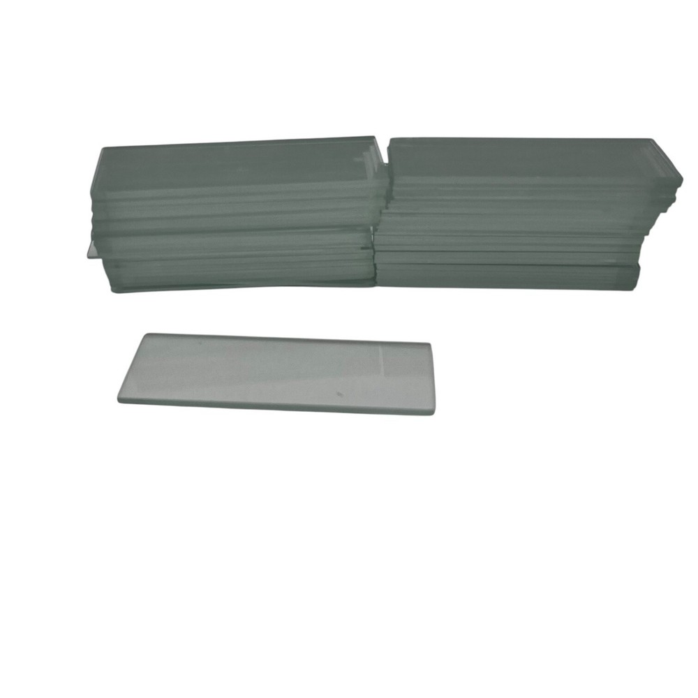 Blank Microscope Slides & Cover Glass For Laboratory Science Optical Microscopes