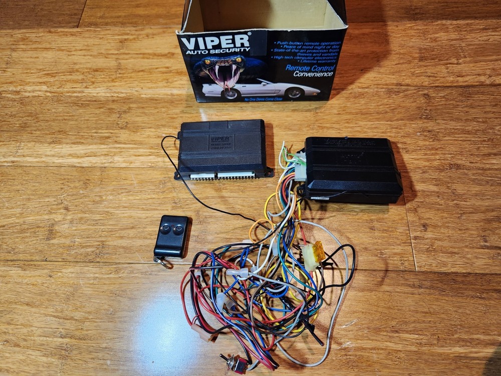 Vintage VIPER 600HF Auto Security Remote Control Alarm System Kit AS / IS