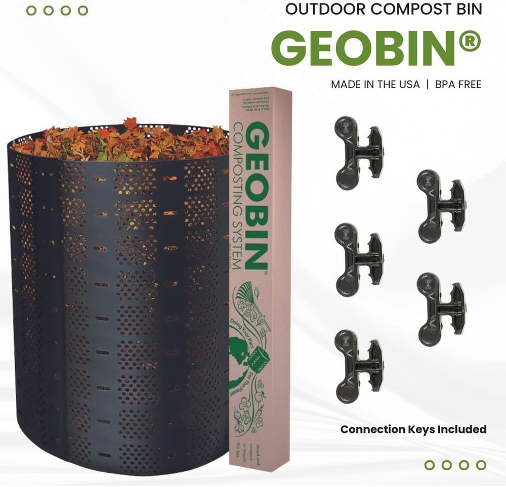 Easy Assembly 246 Gallon Compost Bin - Expandable Design for Maximum Ventilation