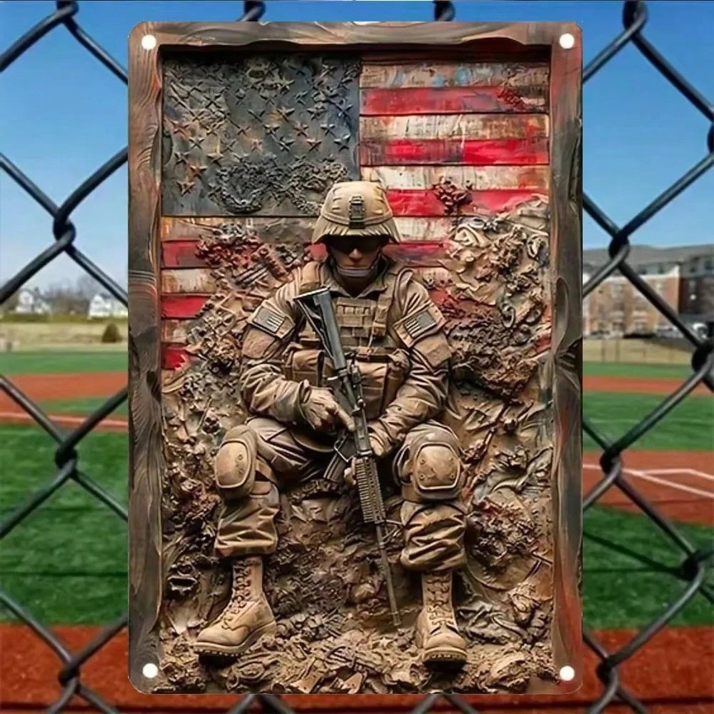 Vintage Metal Wall Art