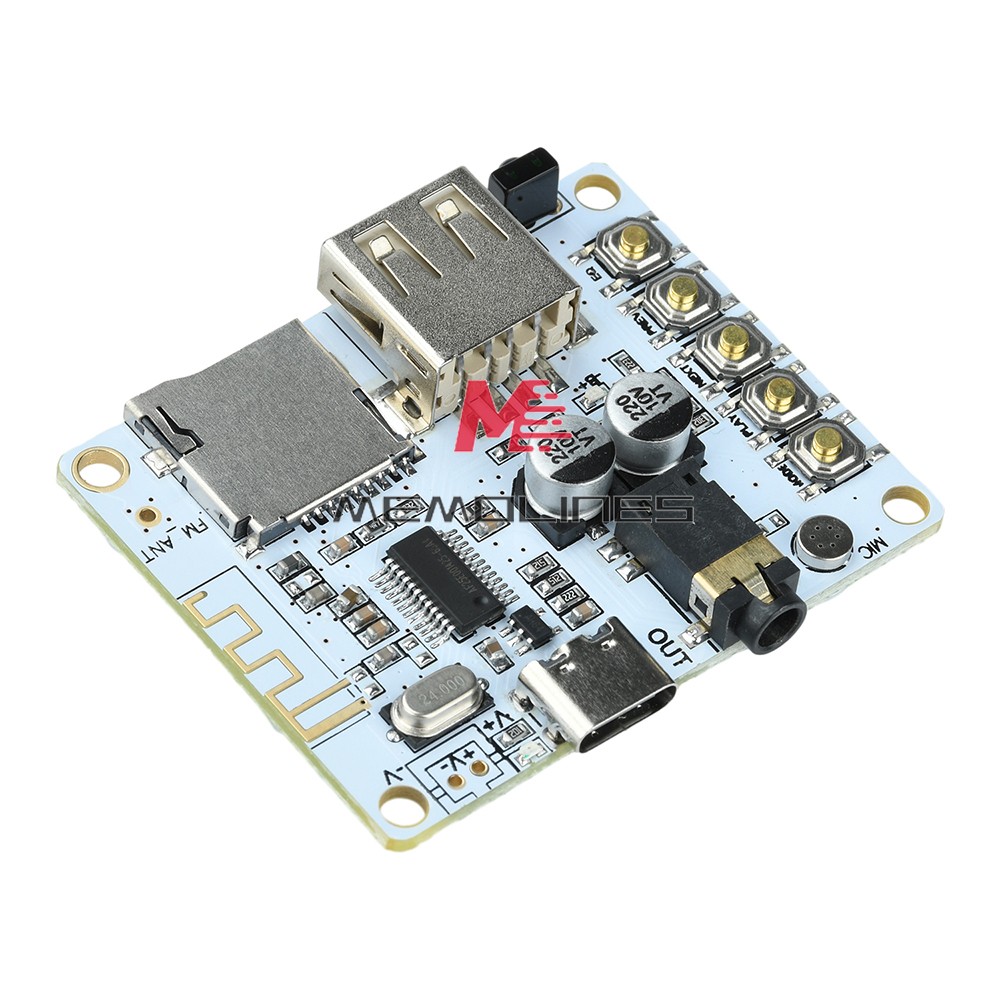 Bluetooth 5.4 Audio Receiver Board mp3 Lossless Decoder Decoding Module Type C