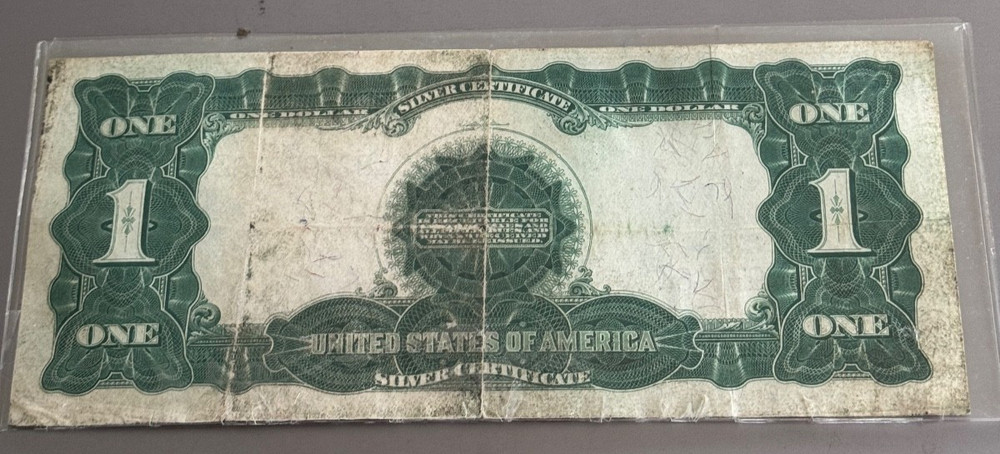 1899 $1 Silver Certificate Note One Dollar BLACK EAGLE US Paper Currency .