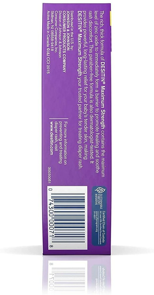 DESITIN Maximum Strength Diaper Rash Paste 4 Ounce Pack of 2