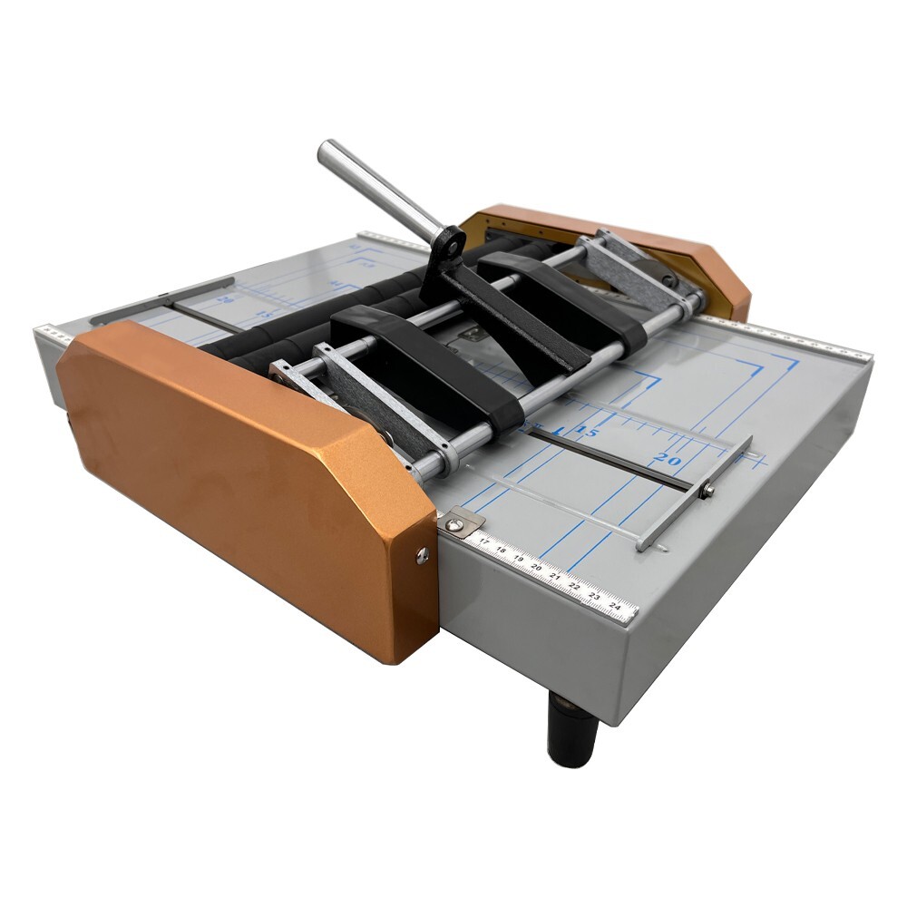 New 110V Automatic Book Binder Booklet Maker Booklet Folding and Binding Machine