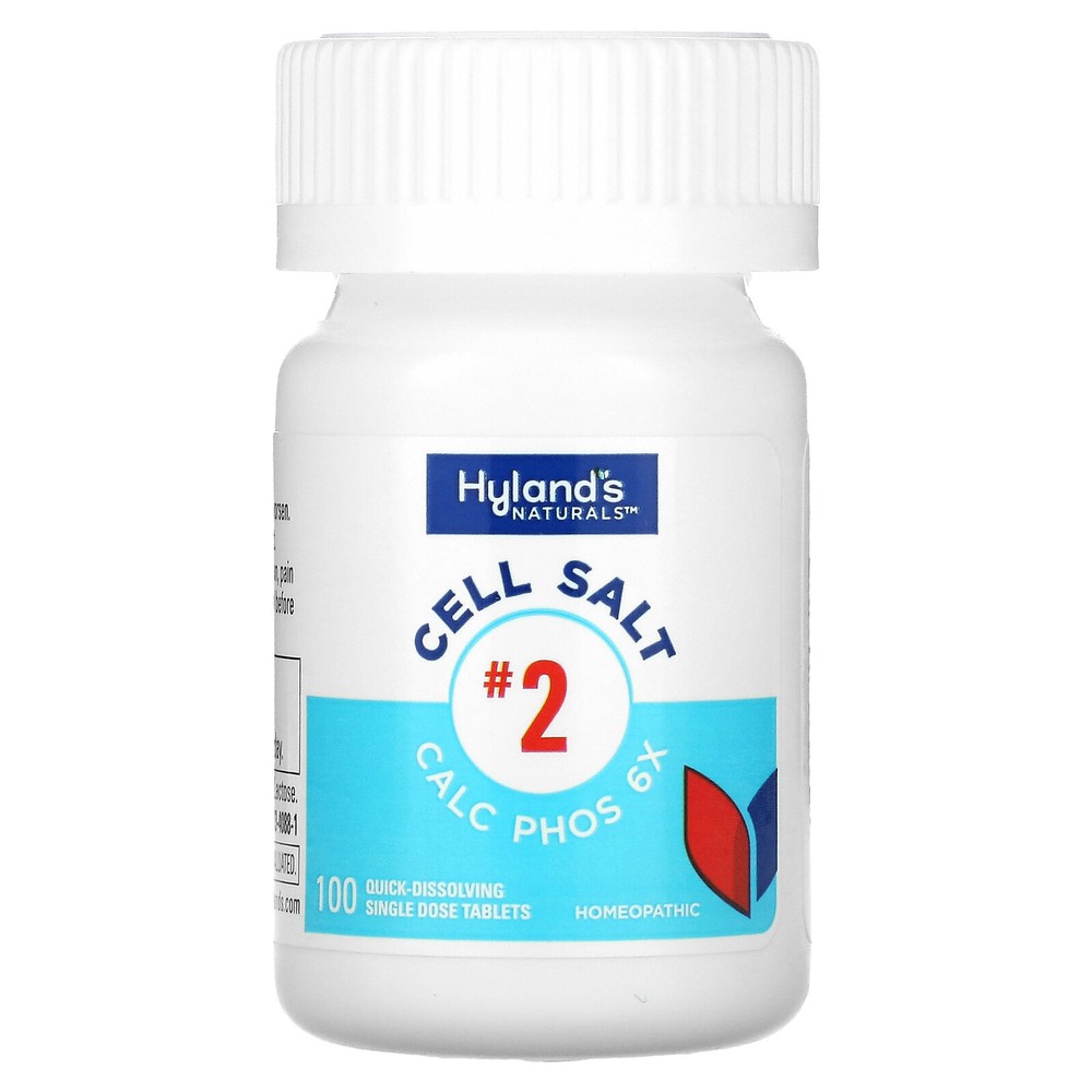 Cell Salt #2, Calc Phos 6x, 100 Quick-Dissolving Single Tablets