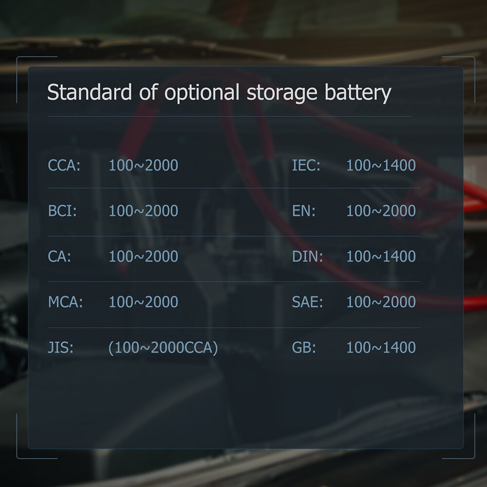 ANCEL BST100 Battery Load Tester Cranking Charging Test Battery Analyzer Tool