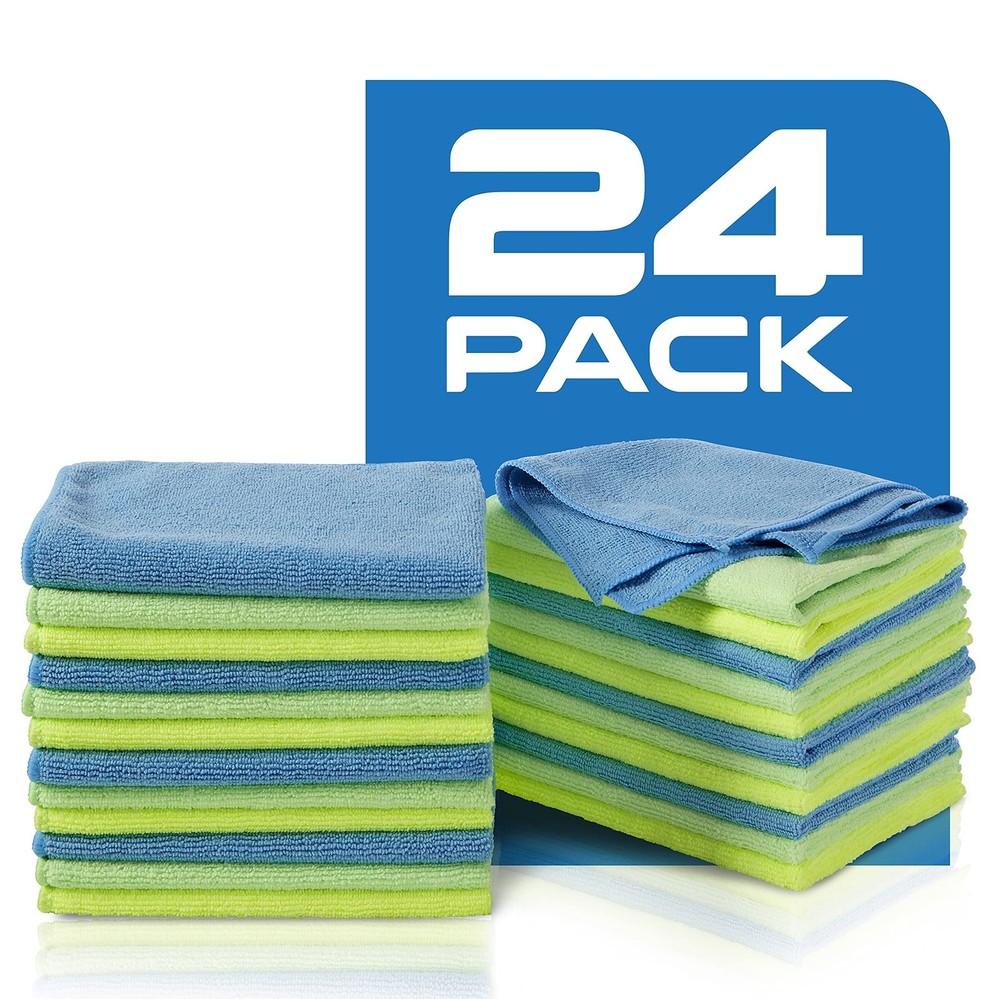 Zwipes 924 Microfiber Cleaning Cloths, 24 Pack 24-pack