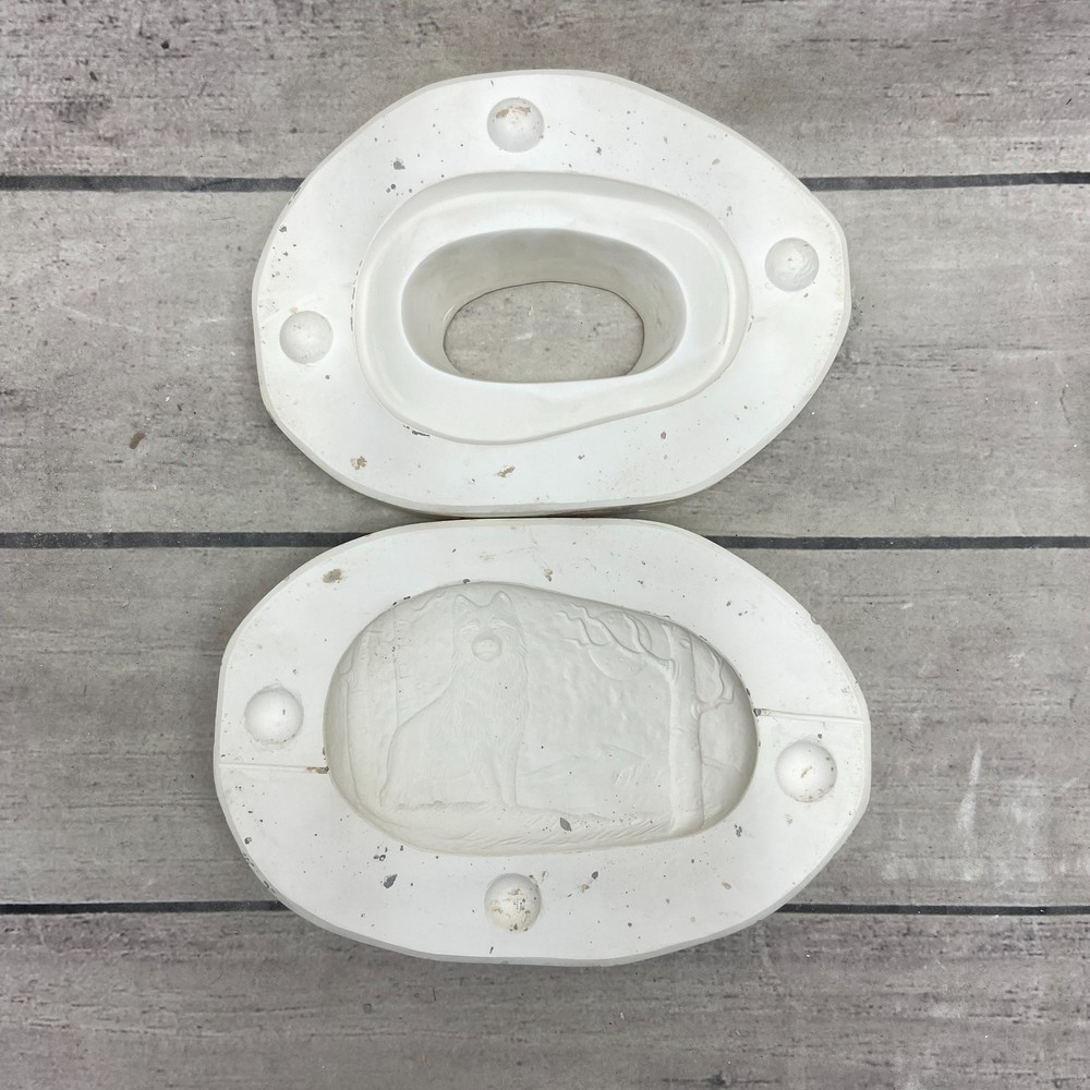 Kimple Ceramic Casting Mold Wolf Slab #3284