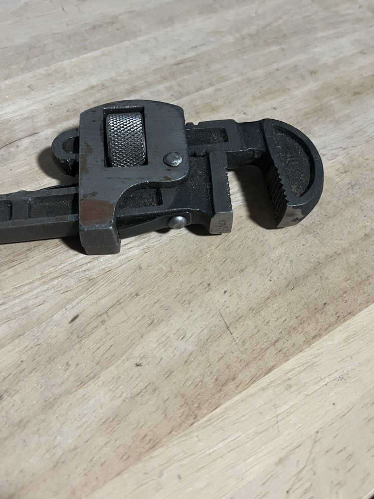 Vintage Herman #10 Adjustable Pipe Wrench