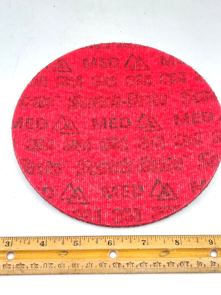 3M Scotch-Brite 7” Medium Surface Conditioning Discs Hook & Loop 89234 **5/EA**