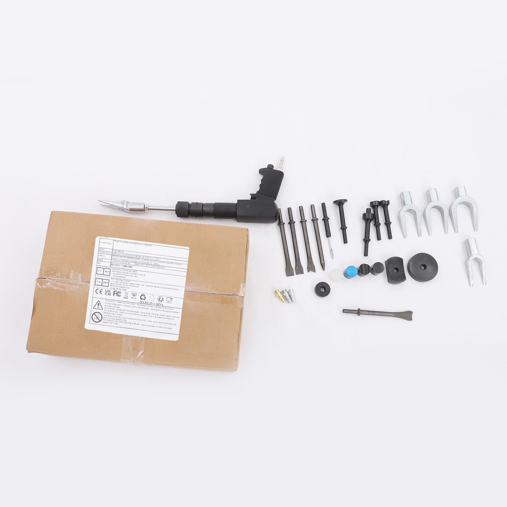 Pneumatic Hammer Tool Kit 2100BPM with Toolbox for Rust Removal