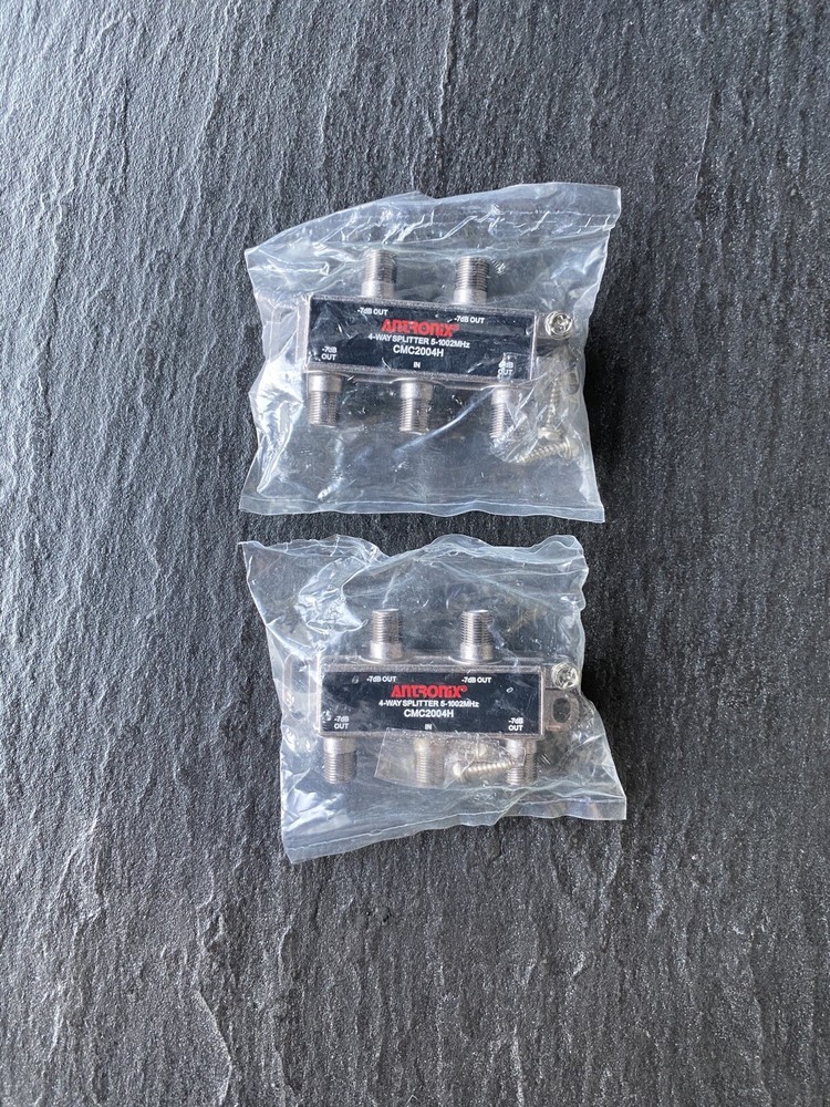 2 Antronix CMC2004H 5 Way High Performance Digital Coax Splitters -7db COMCAST