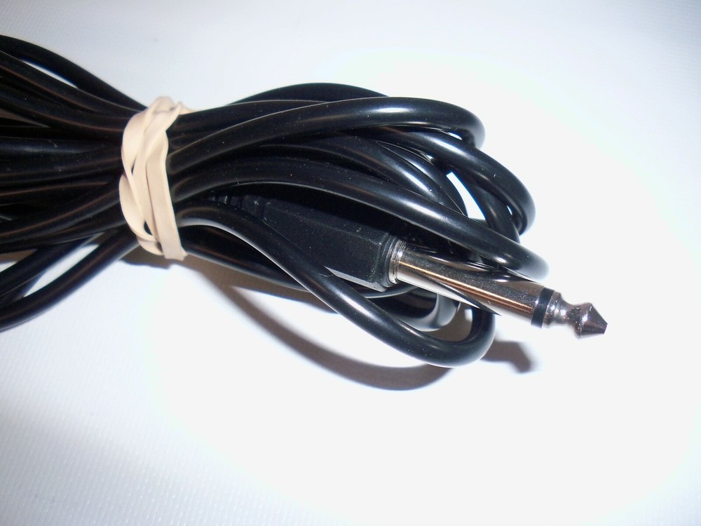 Unbranded Black Universal 6.3mm Wired Microphone w/ On & Off Switch