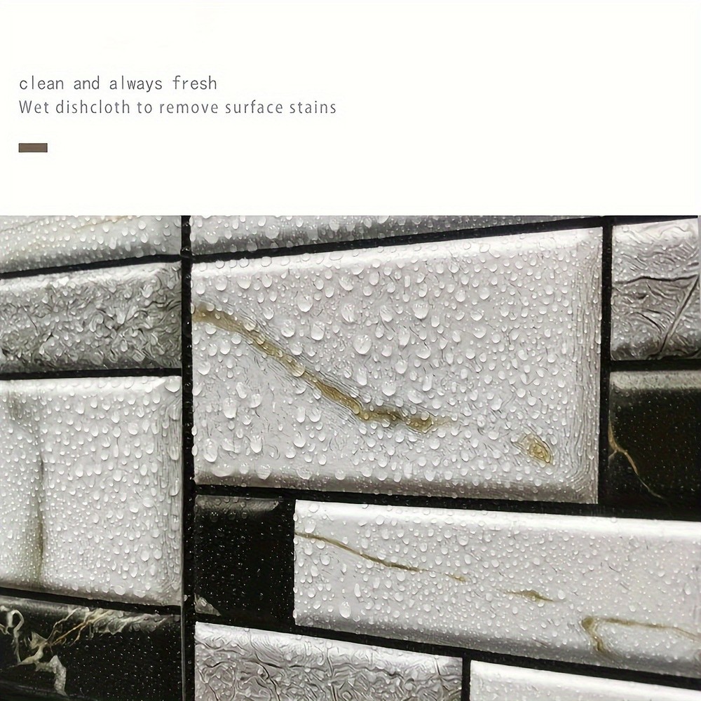 Wall Tile Stickers - Removable for Kitchen/Bathroom Quick Decor