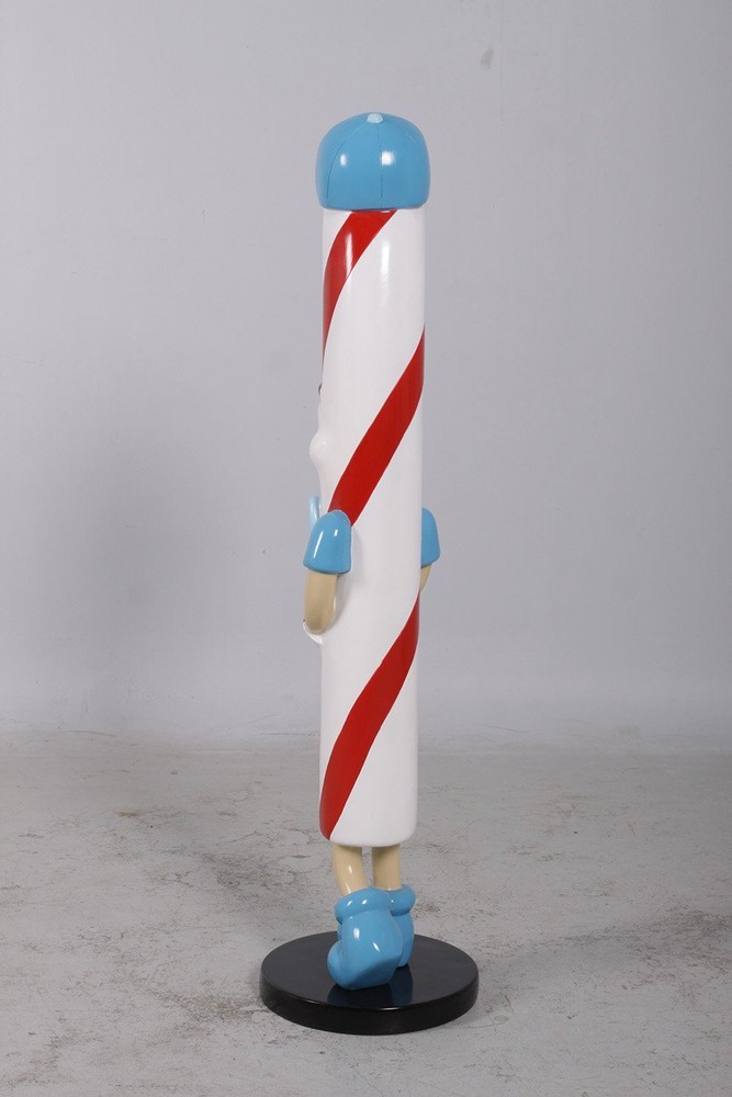 Comic Jr Candy Cane Boy Over Sized Statue Christmas Theme Decor Prop Display