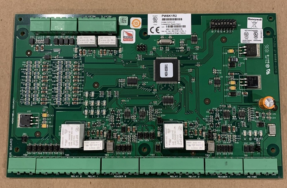 Honeywell Security PW6K1R2 Access Control Unit Reader Board