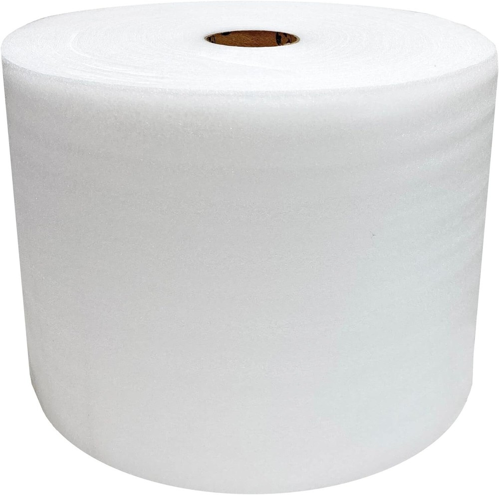 Premium Quality 1/16" Thick Foam Wrap Roll - Dust-Free Packaging Solution