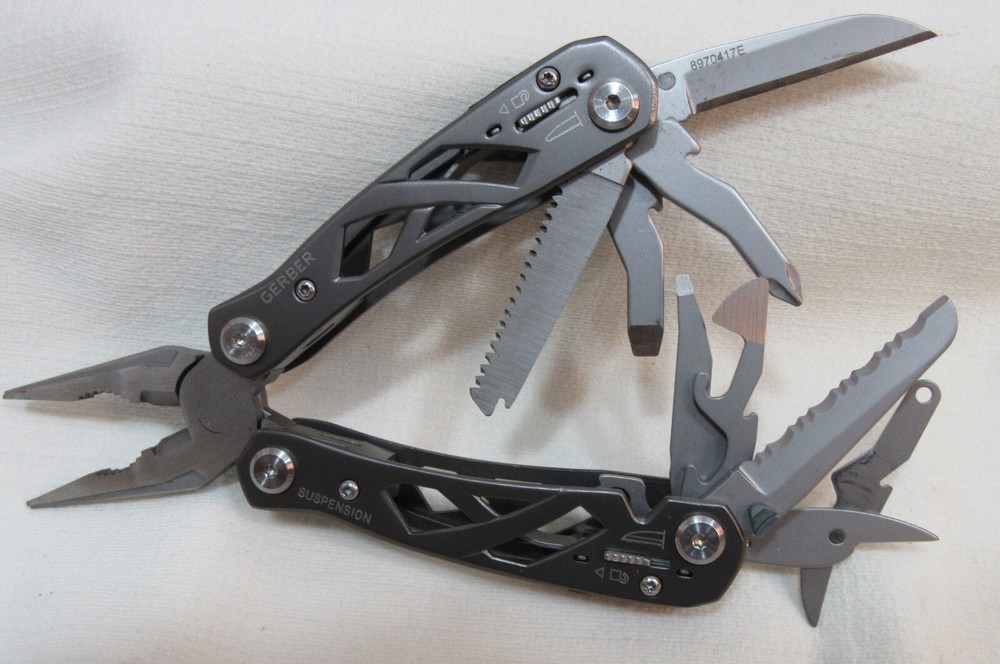 Gray Gerber Suspension Multi Tool & Sheath