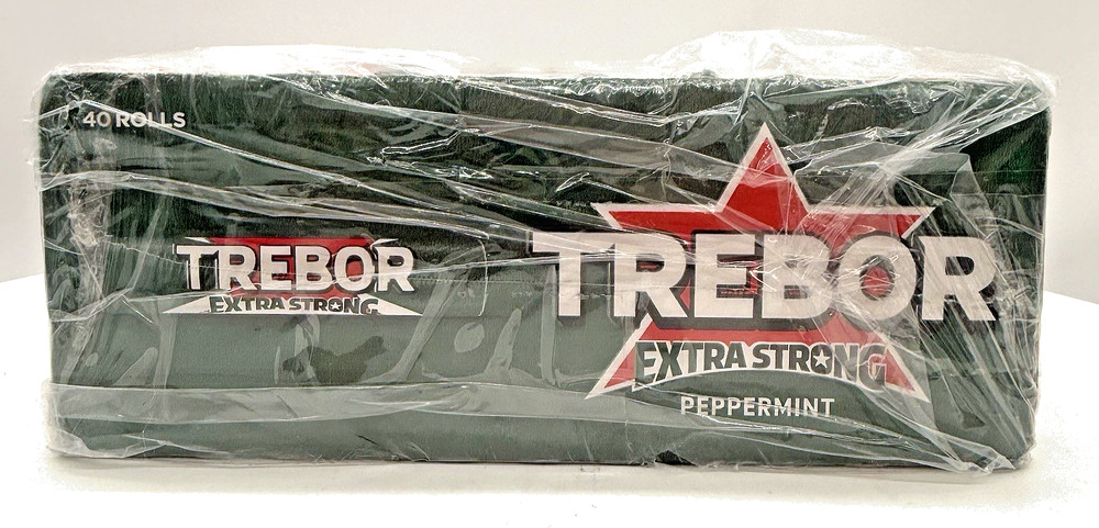 Trebor Extra Strong Peppermint Mints Roll Pack of 40
