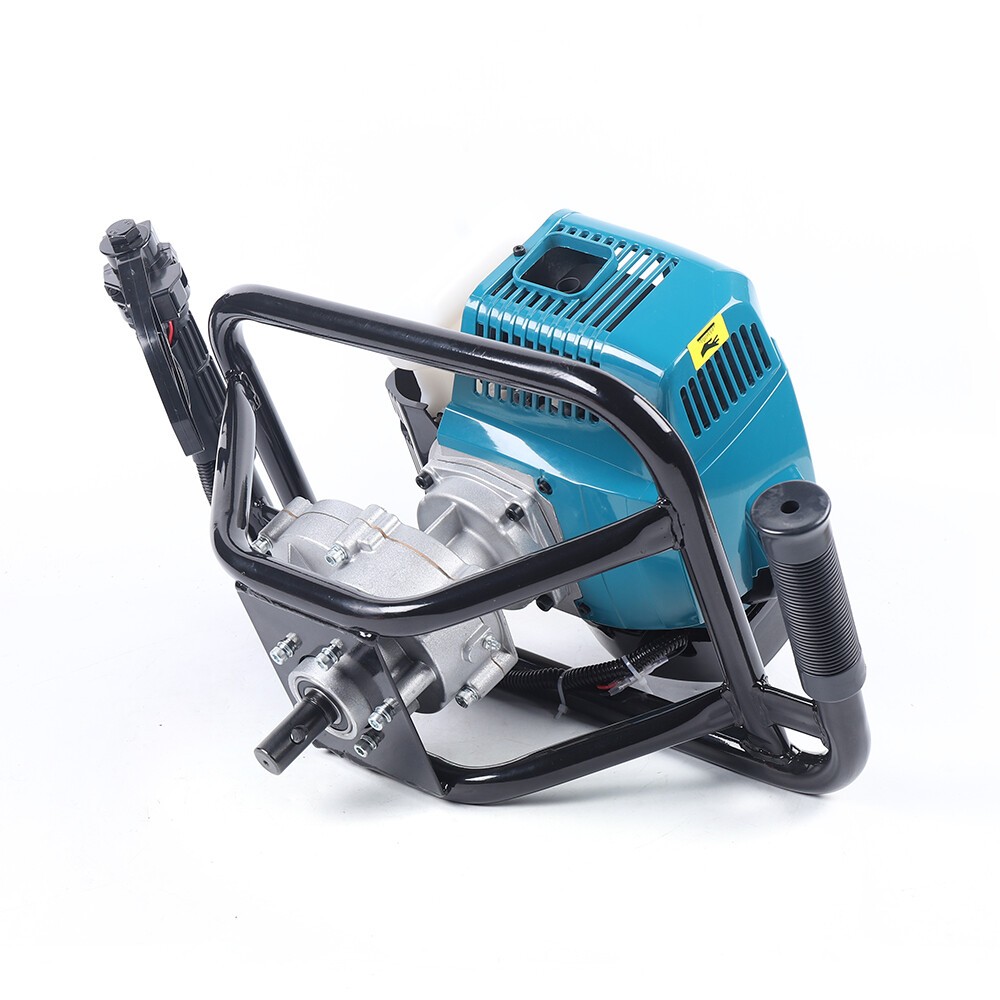 52cc 2 Stroke Post Hole Digger with 2 Bits Gas Powered Earth Auger Drill Machine