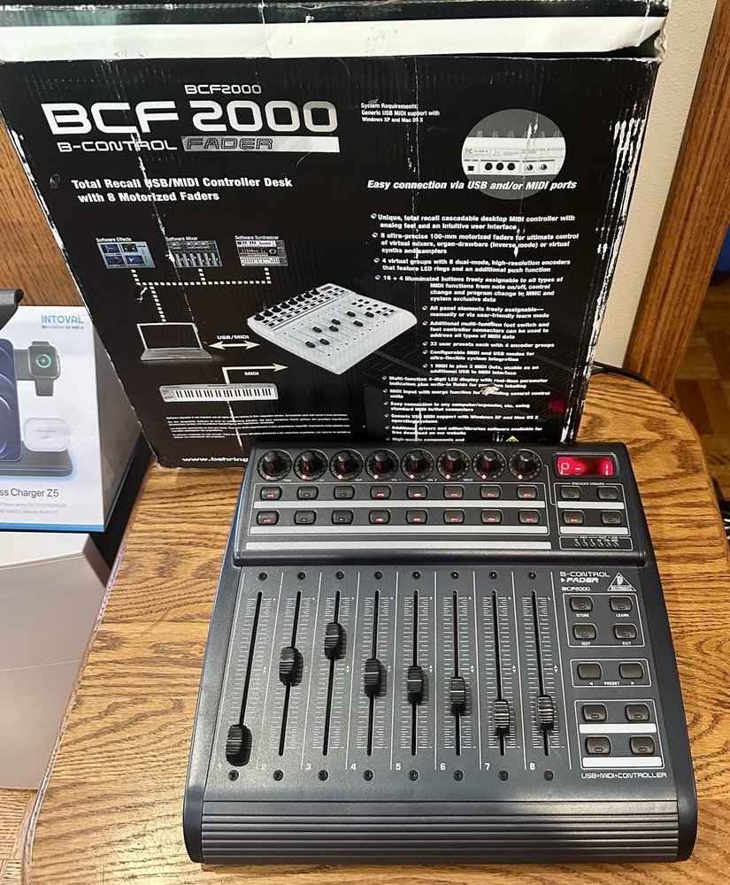 Behringer BCF2000 B-Control Fader USB Midi Controller with Motorized Faders