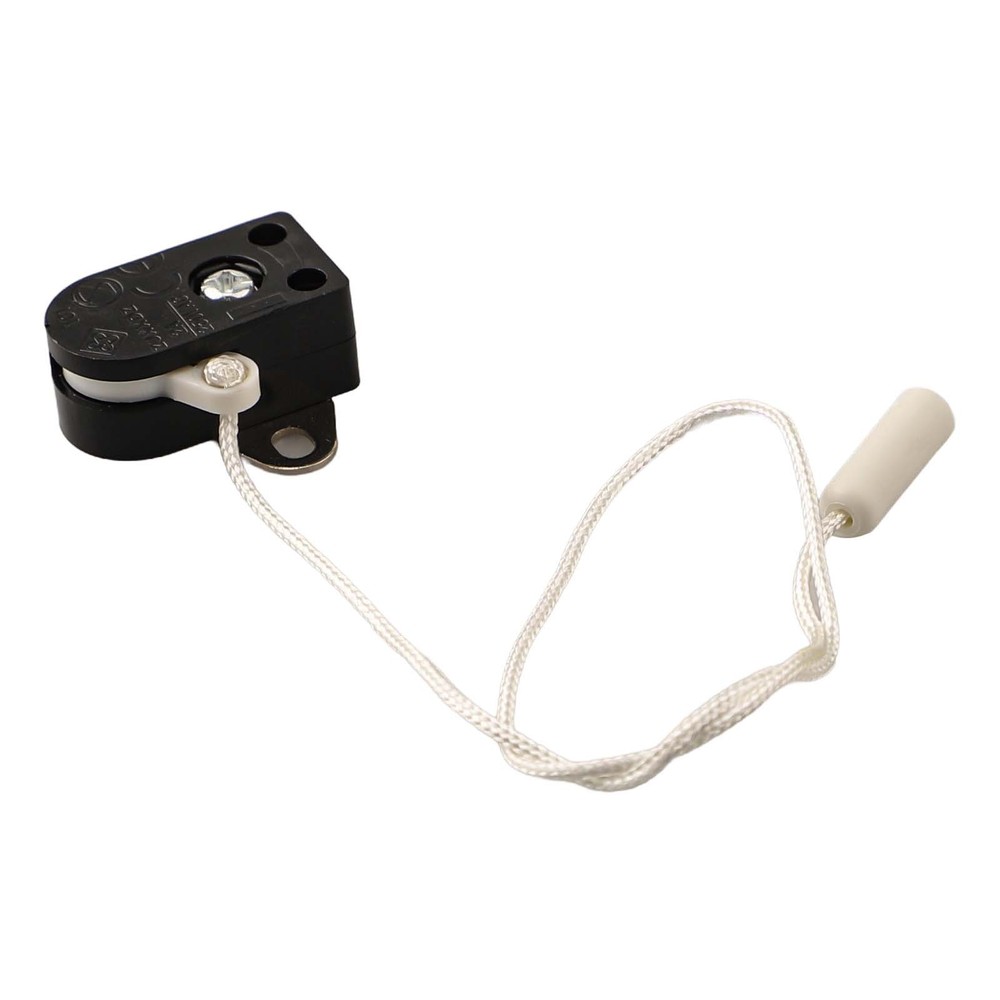 2PCS Pull Switch with Cord for Lighting Control 2A 250V Compact Design