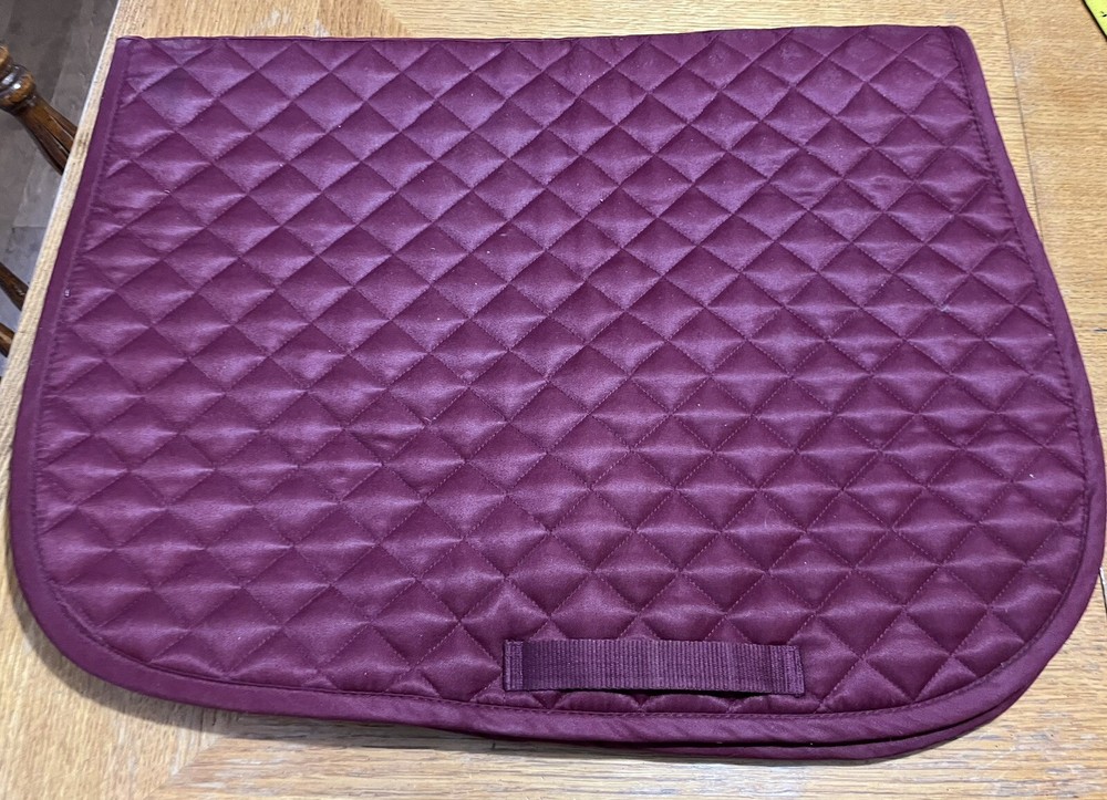 Dover Saddlery All Purpose Maroon Quilted Saddle Pad