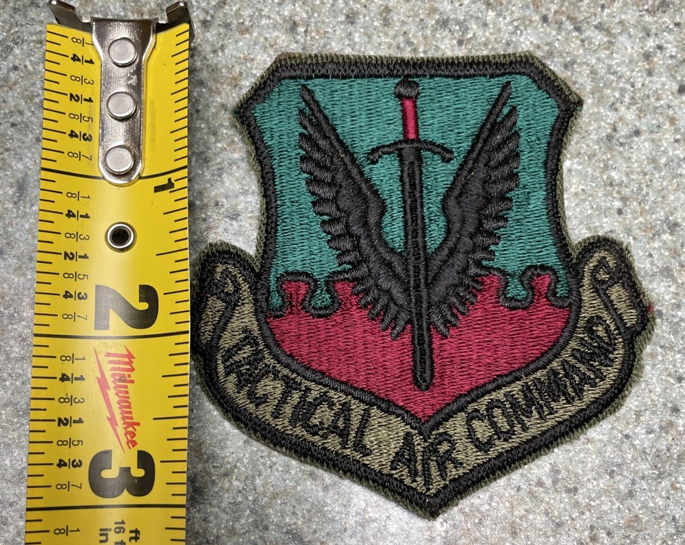 Tactical Air Command Patch Military Sew On Uniform Accessory ~Collectible Memory
