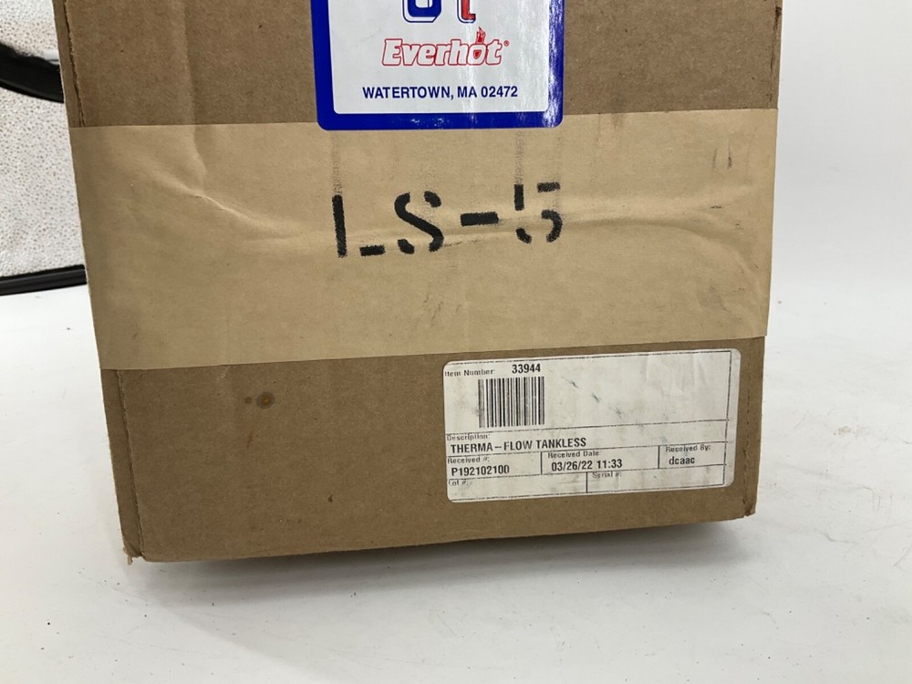 THERMA-FLOW EVERHOT LS-5 TANKLESS PLATE COILS 5GPM 33944