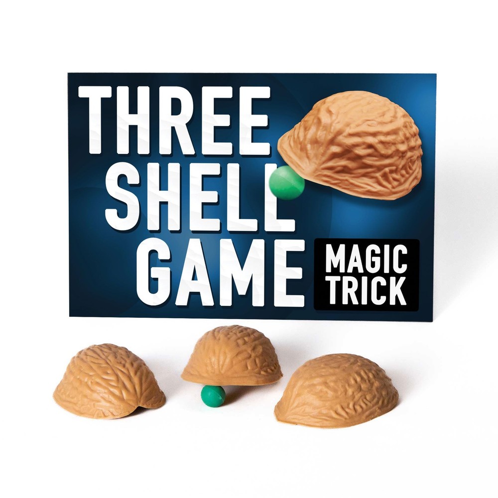 Three Shell Game Magic Trick Set Classic Street Magic for Beginners