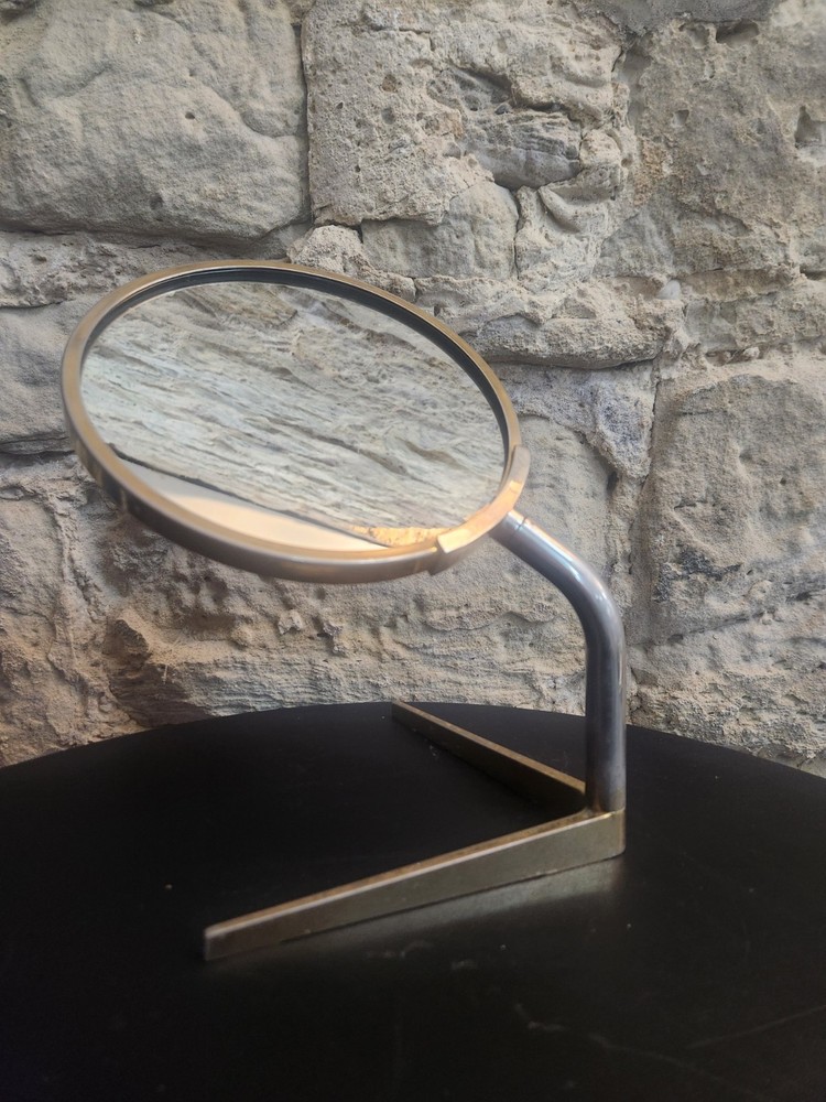 Art Deco double sided table/vanity mirror with magnification c1930