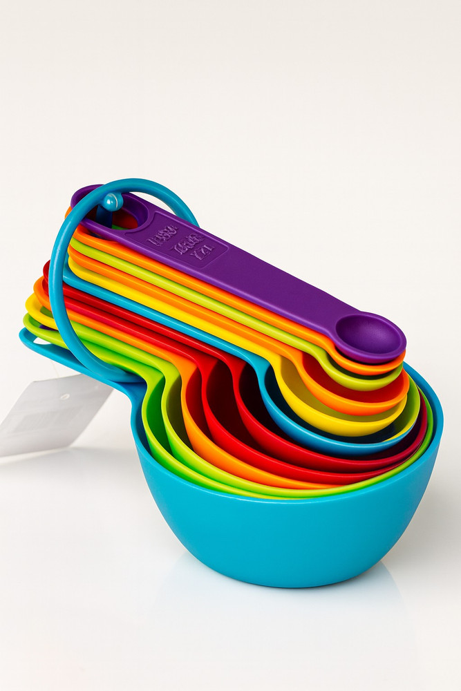 Colorful Measuring Cups & Spoons Set