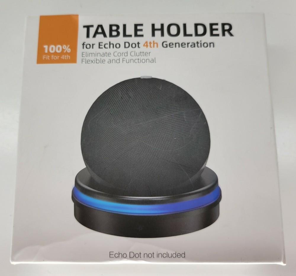 Table Holder Fits Echo Dot 4th Generation Eliminate Cord Clutter COLOR CHOICE