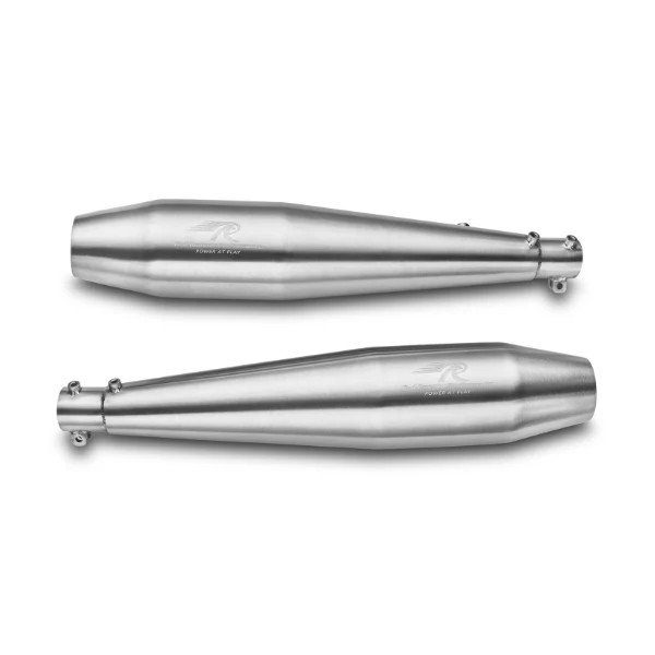 Stellar Exhaust (Chrome) (Silver) Fit for Royal Enfield INTERCEPTOR 650