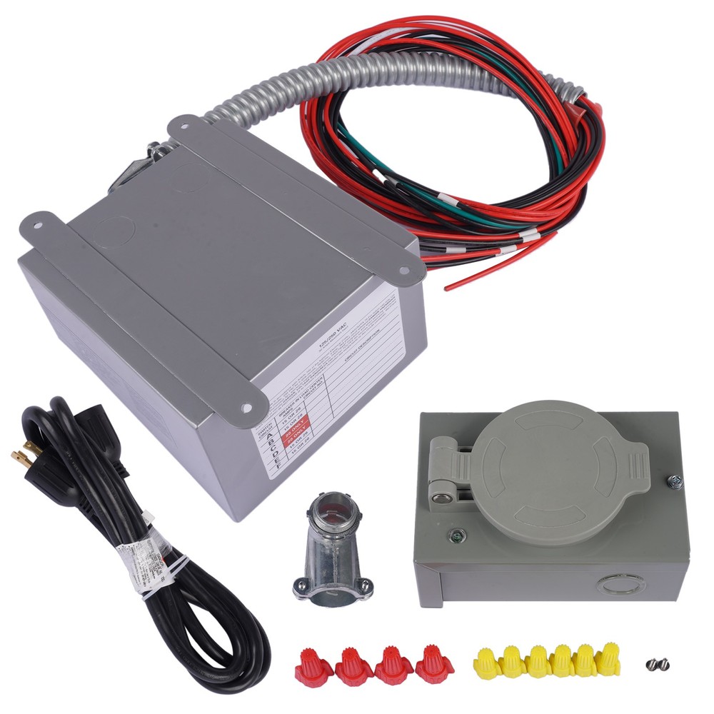 30 Amp 6-Circuit Pro/Tran Transfer Switch Kit for Generators 7500 Watts