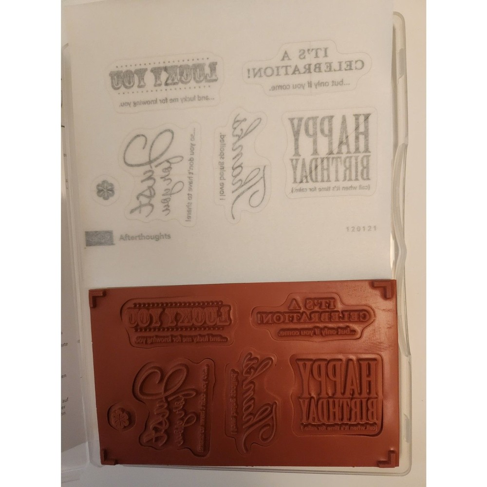 Stampin Up Afterthoughts stamp set (Hostess Set) B50