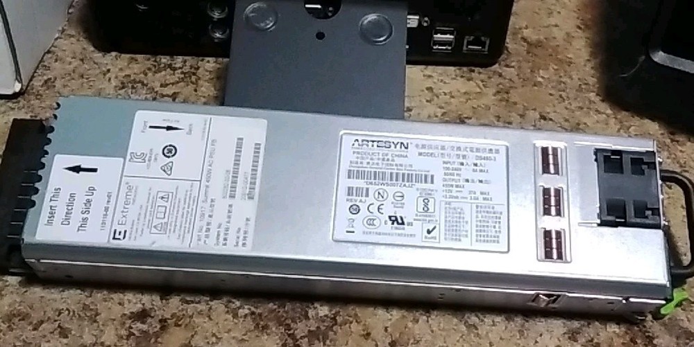Extreme Networks Summit 450W AC PSU 10917
