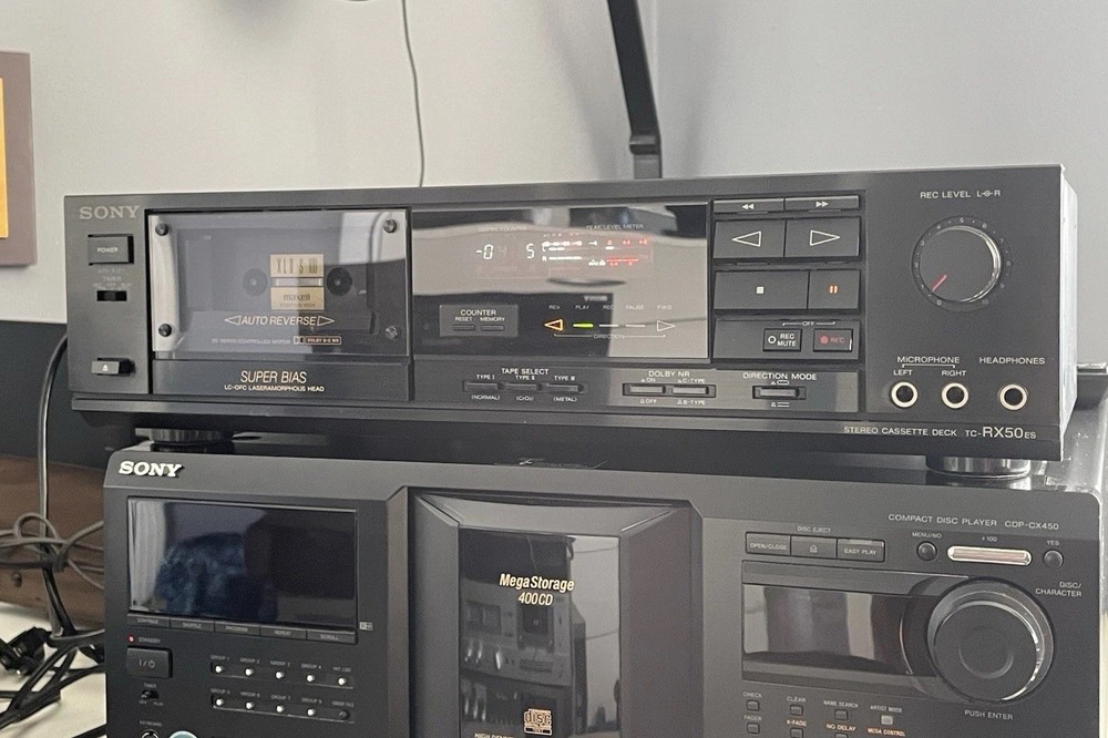 Sony TC-RX50ES Stereo Cassette Deck Auto Reverse (SERVICED)