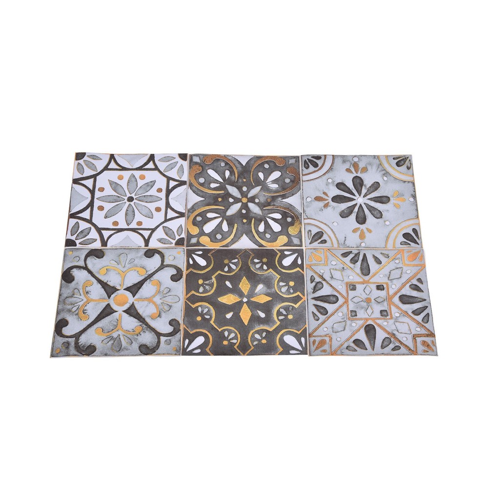 2Pack Floor Tile Stickers Self Adhesive Ceramic Tile Decor Waterproof Vintage