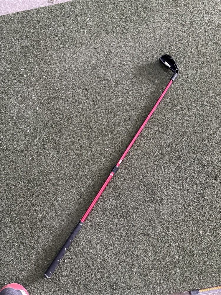 Battle Golf Red Plastic Practice Training Club Adjustable Length RH 20.5" - 36"