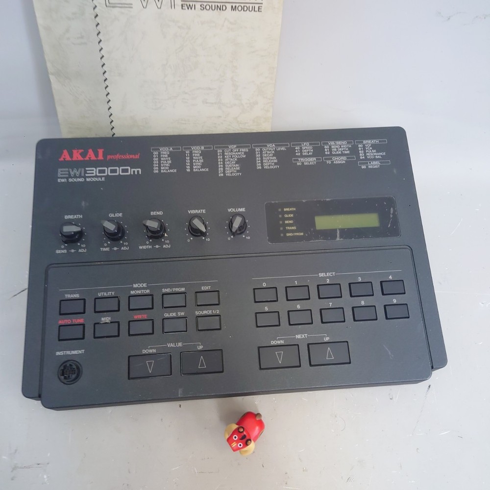 AKAI EWI3000m EWI Sound Module Synthesizer Rack Unit for Wind Controller Tested