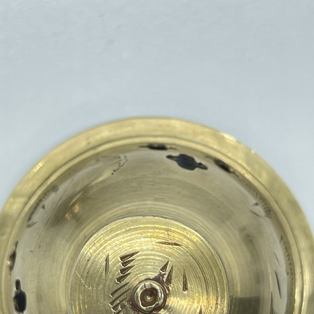 Vintage 2 3/4" Brass Incense Burner with Bell