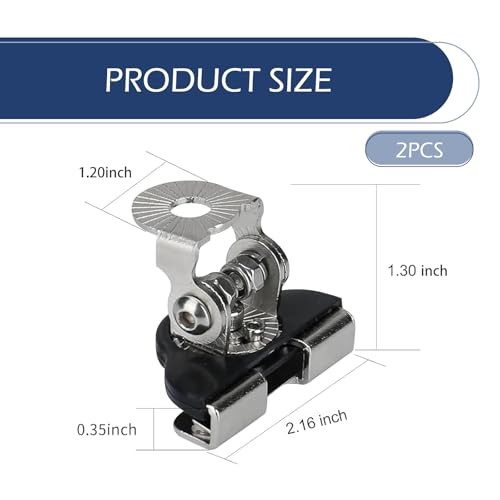 LED Light Bar Mounting Brackets, Wide-Angle Adjustable Pillar Hood 2 PCS Silver