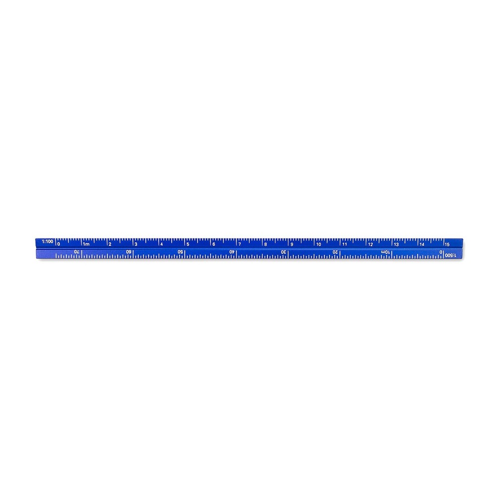 3610-5 Aluminum Combination Pocket Scale, 6IN, Blue