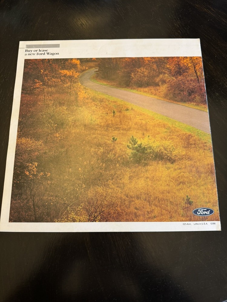 1987 Ford Wagons Sales Booklet