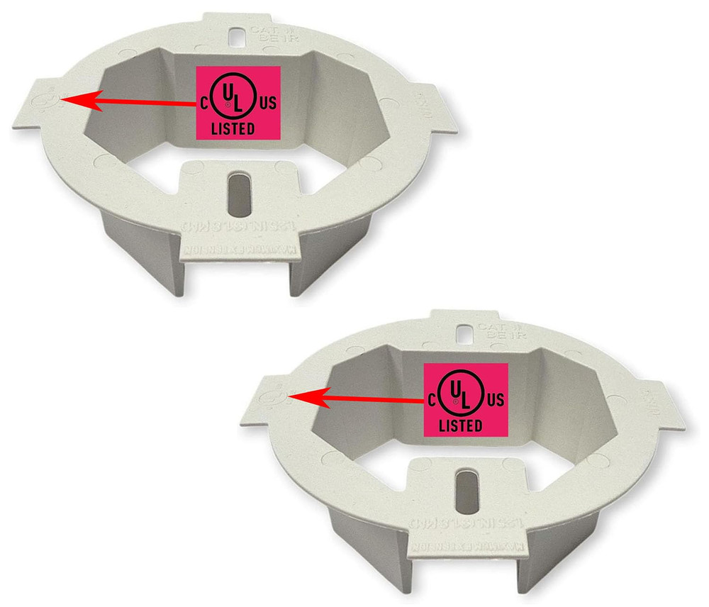 IMBA-BE1R-2 UL Listed 1-Gang Plastic Electrical Ceiling Box Extender