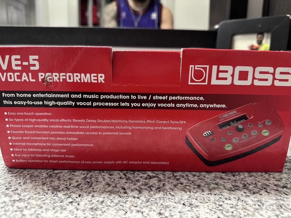 Boss VE-5 Vocal Performer Personal Effects Processor Looper